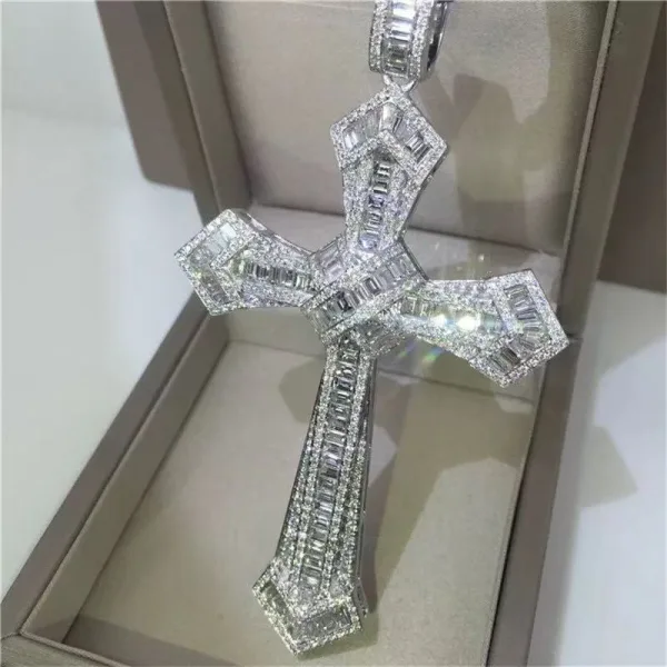 Cross Diamond Pendant - 图片 3