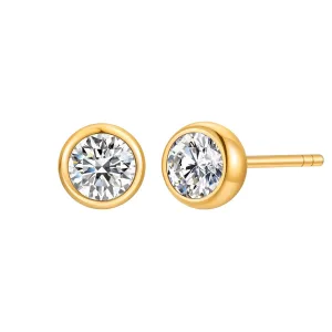 Bubble Diamond Stud Earrings