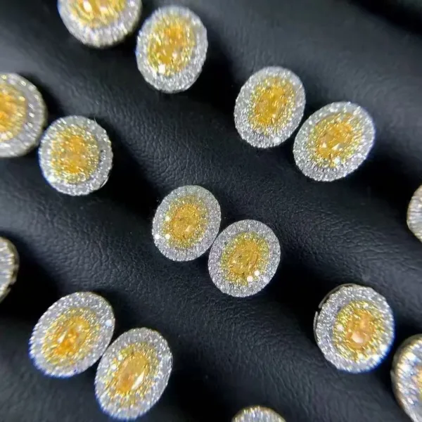 Daisy Diamond Stud Earrings - 图片 3
