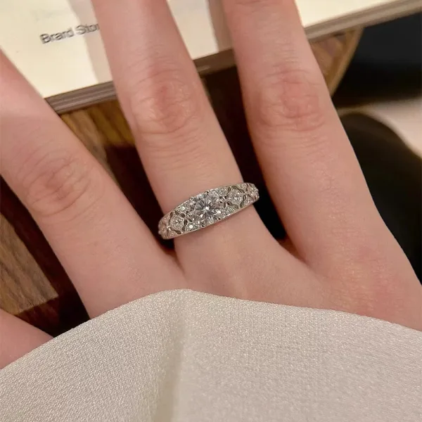 0.50ct Boucheron-Style Diamond Ring - 图片 2