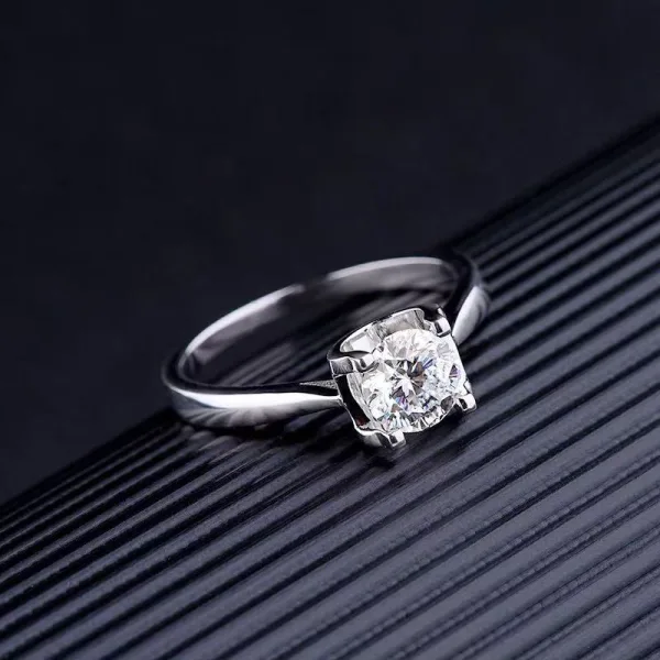 0.50ct Diamond Bull Head Ring - 图片 4